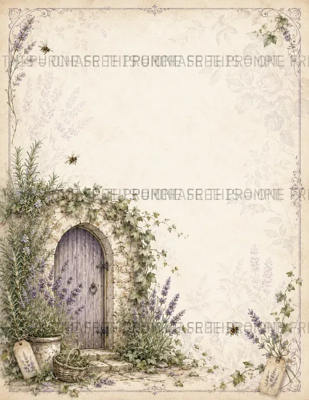 Secret Garden Journal Pages