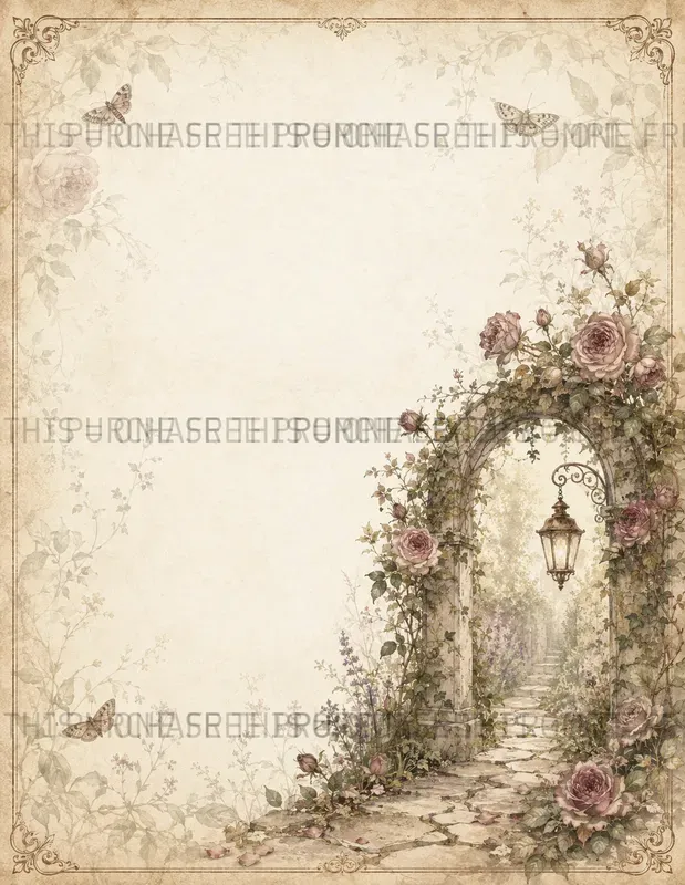 Secret Garden Journal Pages