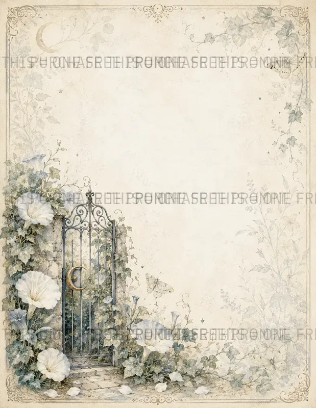 Secret Garden Journal Pages