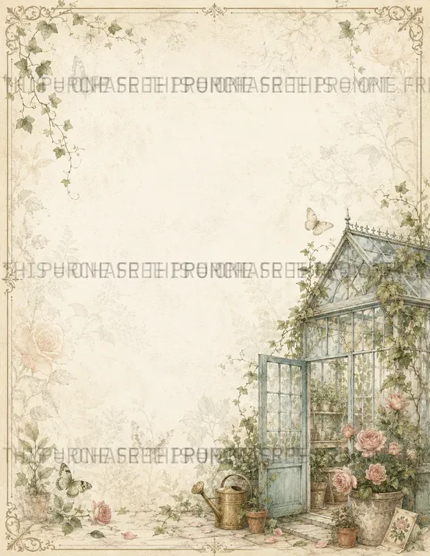 Secret Garden Journal Pages