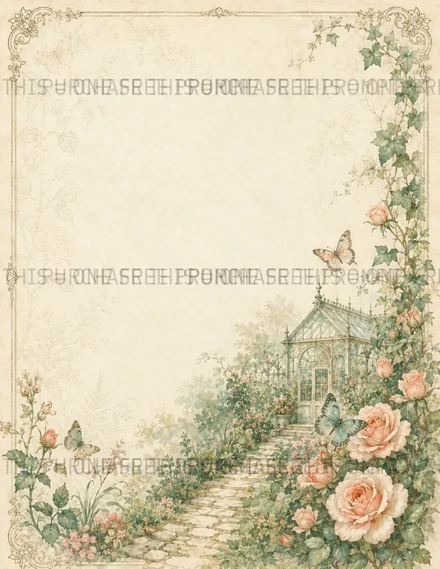Secret Garden Journal Pages