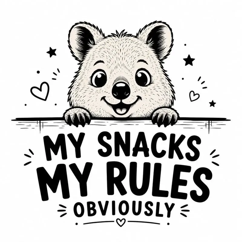 Cute Animal Master Quote Tshirt Packs