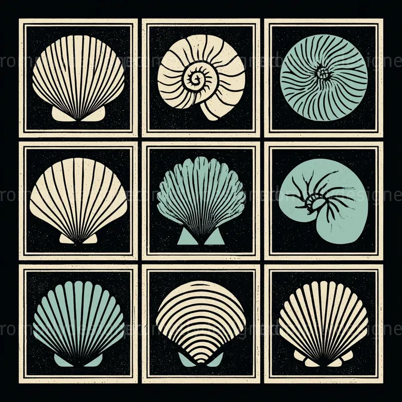 Summer Block Print Merch For Pod Designs