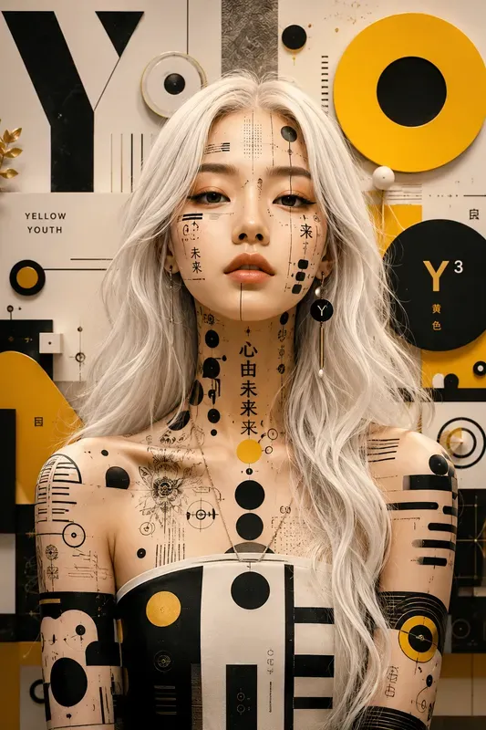 Abstract Graphic Portrait Fusions