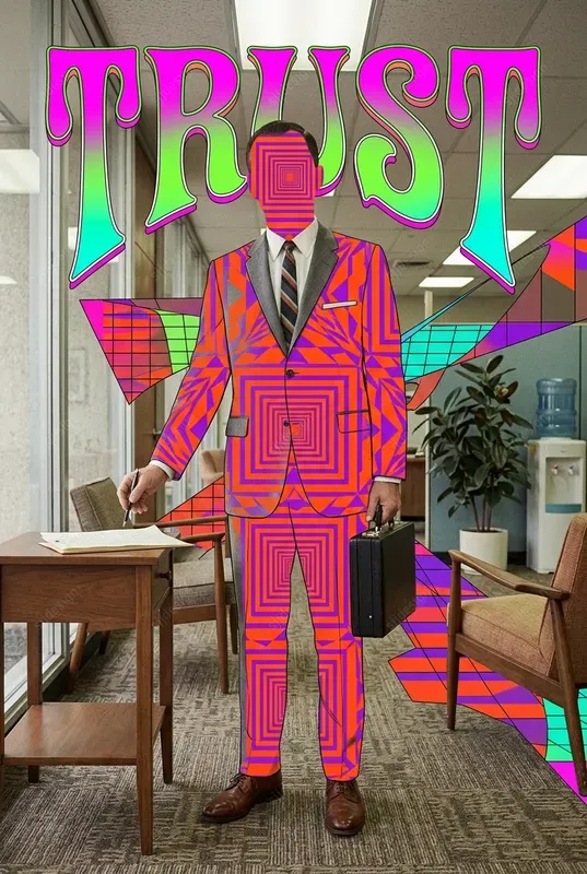 Psychedelic Kitsch Midcentury Mashups
