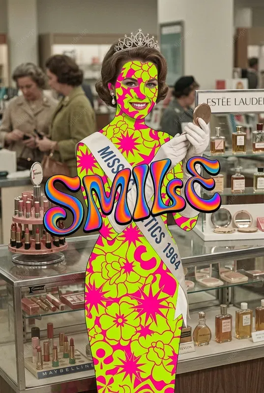 Psychedelic Kitsch Midcentury Mashups