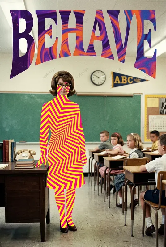 Psychedelic Kitsch Midcentury Mashups
