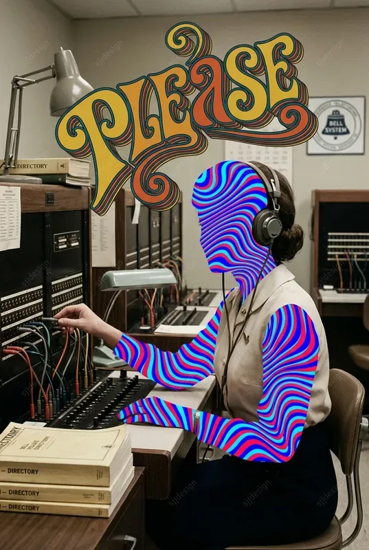 Psychedelic Kitsch Midcentury Mashups