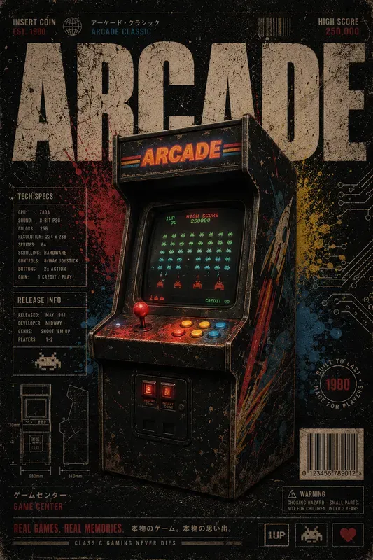 Retro Console Spec Posters