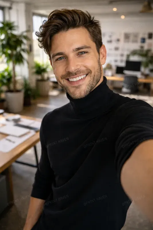 Professional Office Selfie Photos