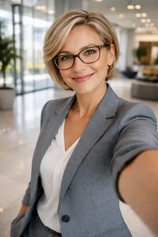 Professional Office Selfie Photos