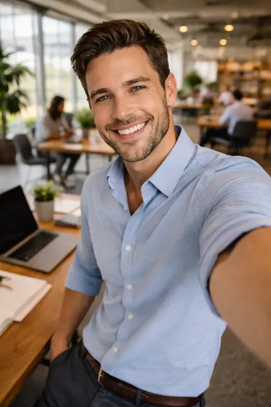 Professional Office Selfie Photos