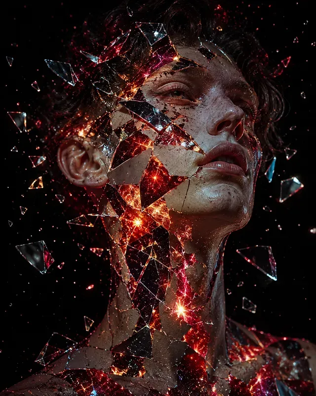 Shattered Cosmic Faces