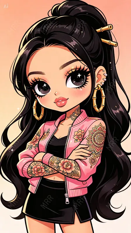 Chibi Bratz Cartoon Girls
