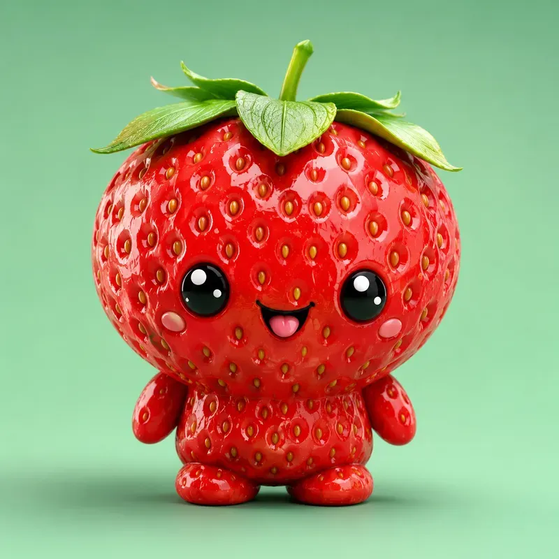 3D Kawaii Macro Toy Characters