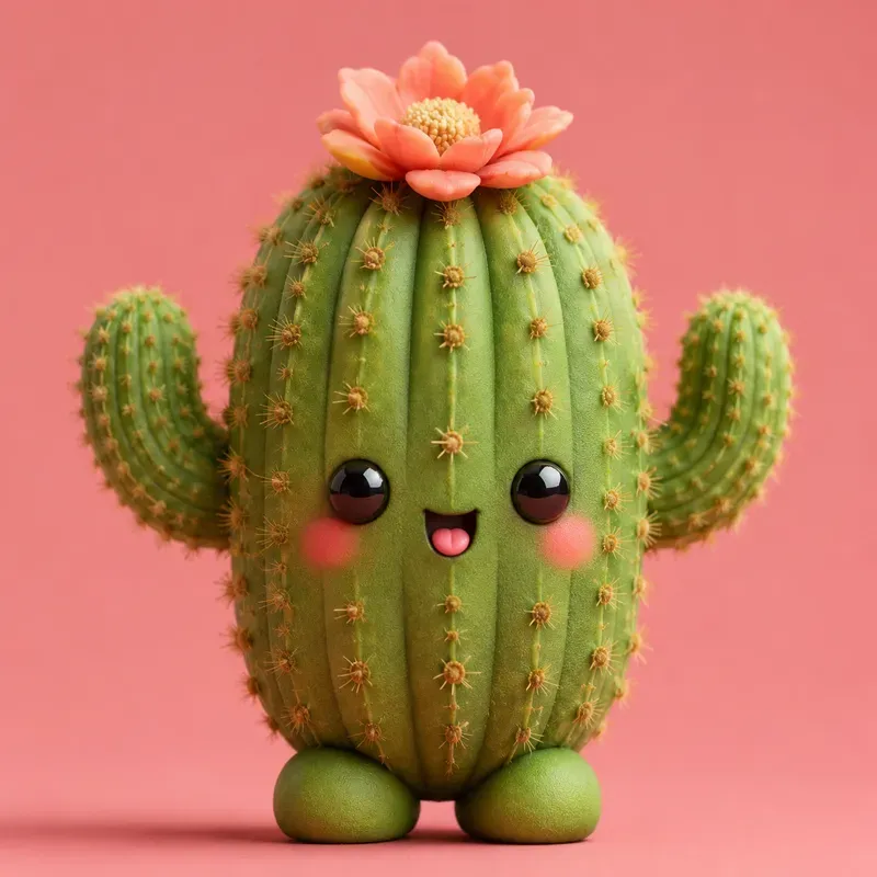 3D Kawaii Macro Toy Characters