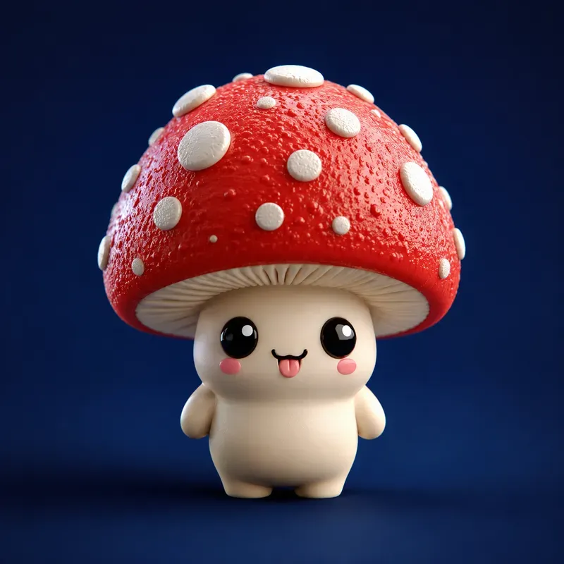 3D Kawaii Macro Toy Characters