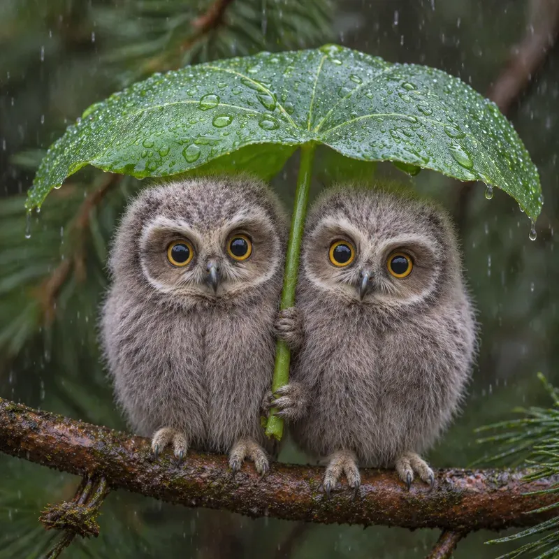 The Fluffy Guardians Of The Rain Master