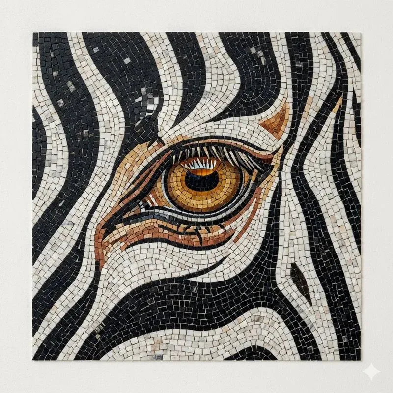 Macro Animal Mosaic Opera Vermiculata