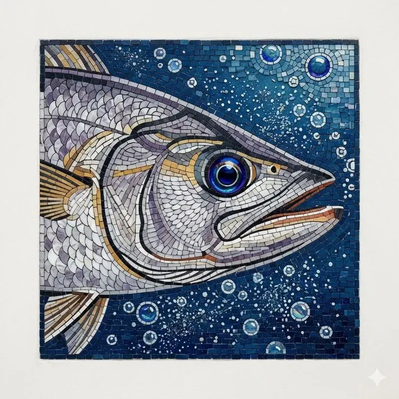 Macro Animal Mosaic Opera Vermiculata