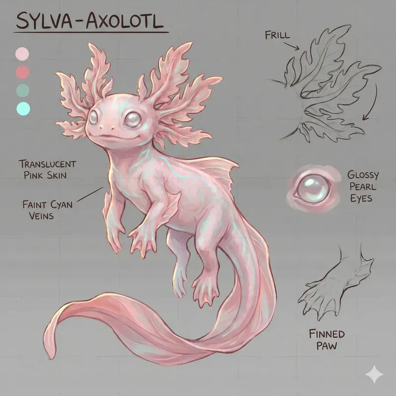 Digital Concept Art Character Sheets