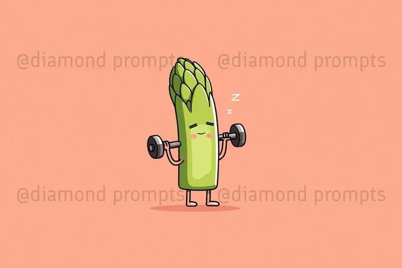 Funny Gym Veggie Cartoons