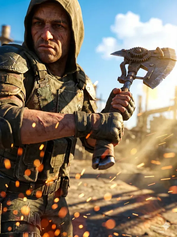 Cinematic Action Hero Cg Closeups
