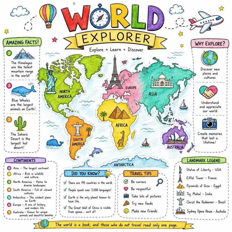Educational Doodle Infographic Generator