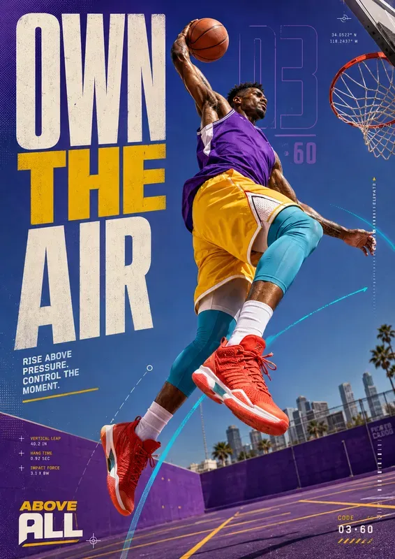 Dynamic Sports Campaign Poster Generator