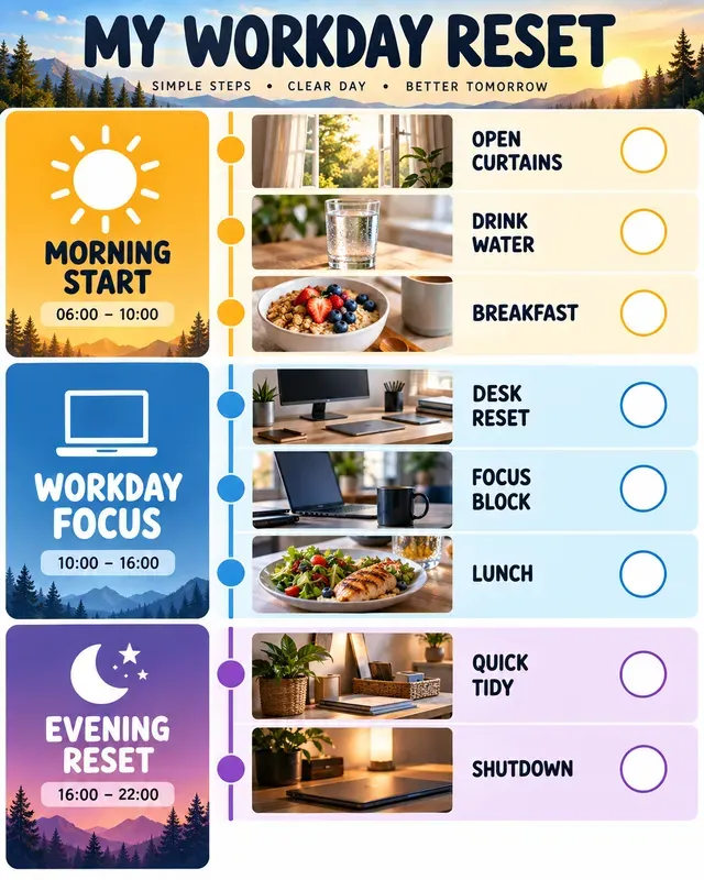 Visual Routine Chore Chart Generator