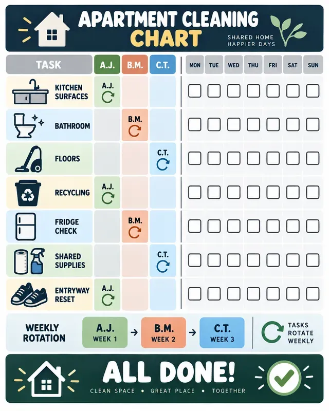 Visual Routine Chore Chart Generator