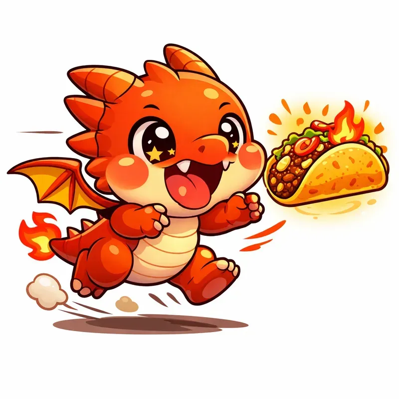 Funny Cartoon Animals Chasing Food