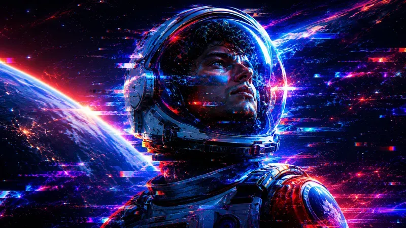 Glitched Hero Portraits Neon Legends