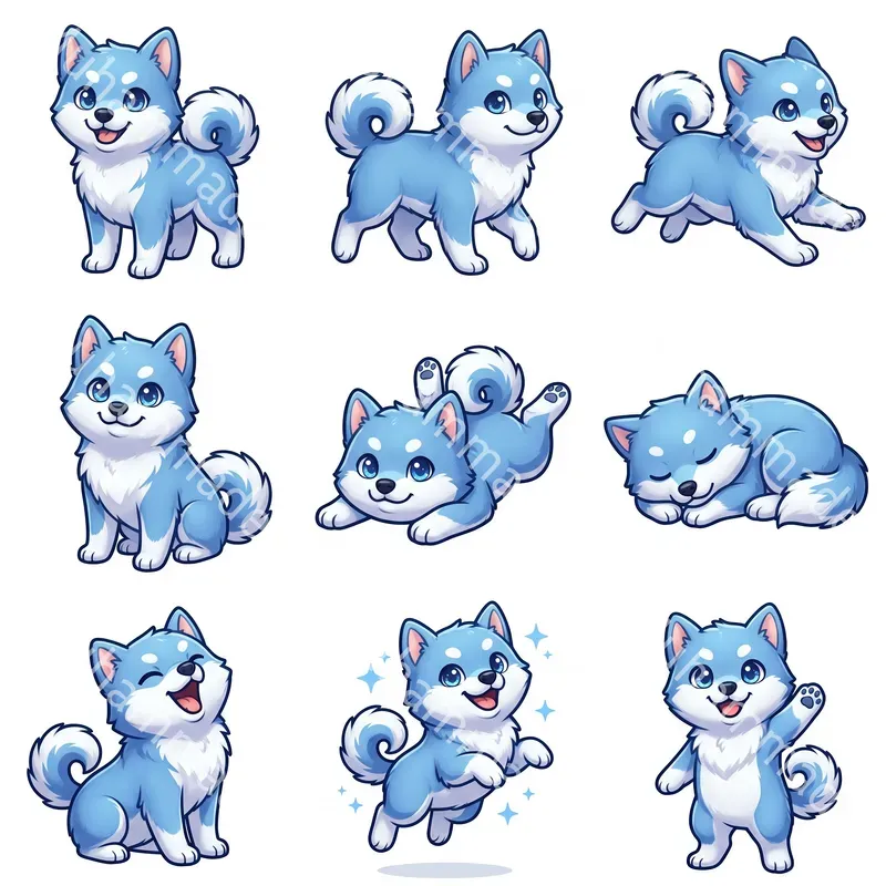 9pose Mascot Character Sheet Generator
