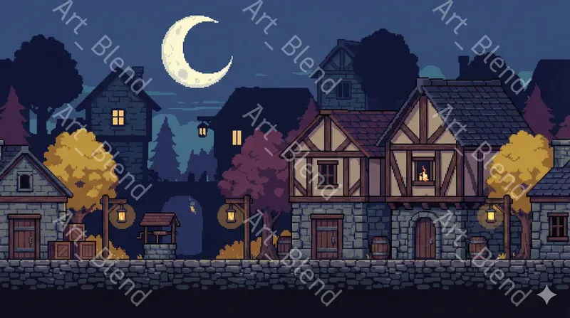 Pixel Art Game Worlds