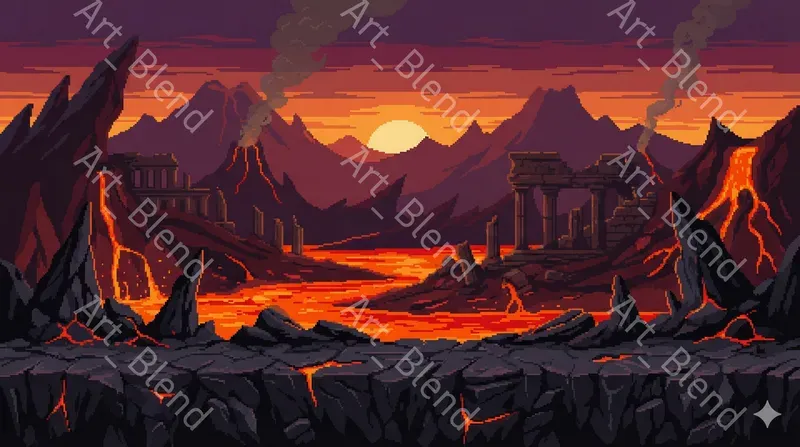 Pixel Art Game Worlds