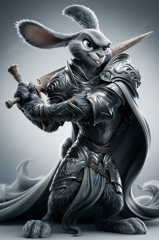 Anthropomorphic 3D Cartoon Characters