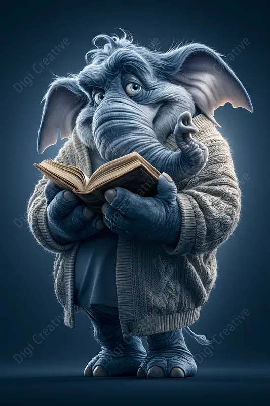 Anthropomorphic 3D Cartoon Characters