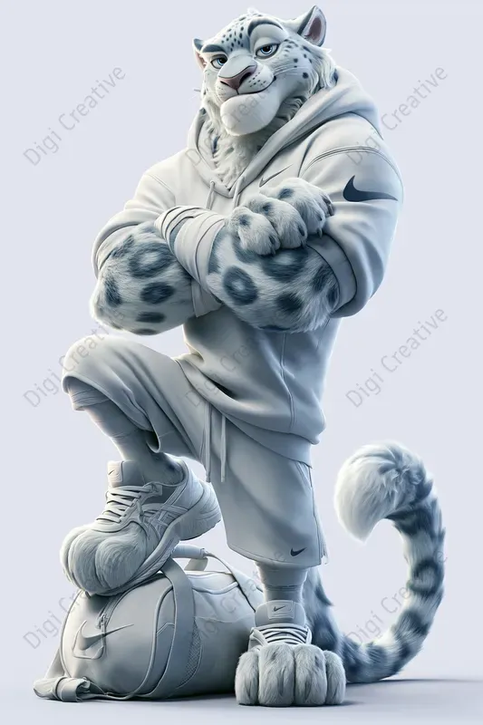 Anthropomorphic 3D Cartoon Characters