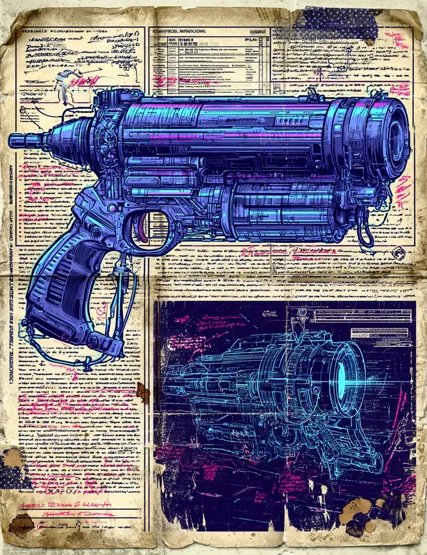 Scifi Junk Journal Pages