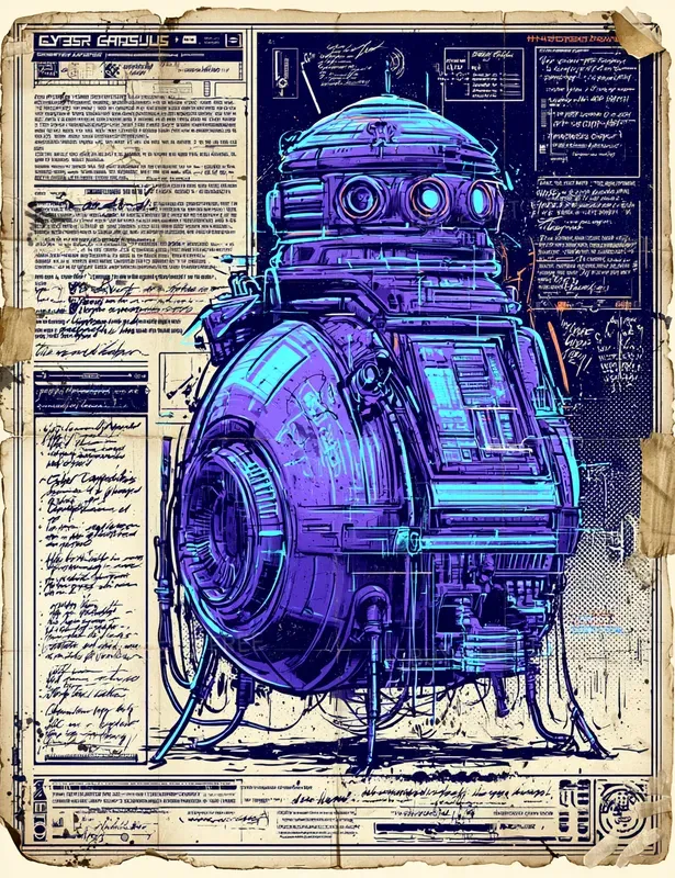 Scifi Junk Journal Pages