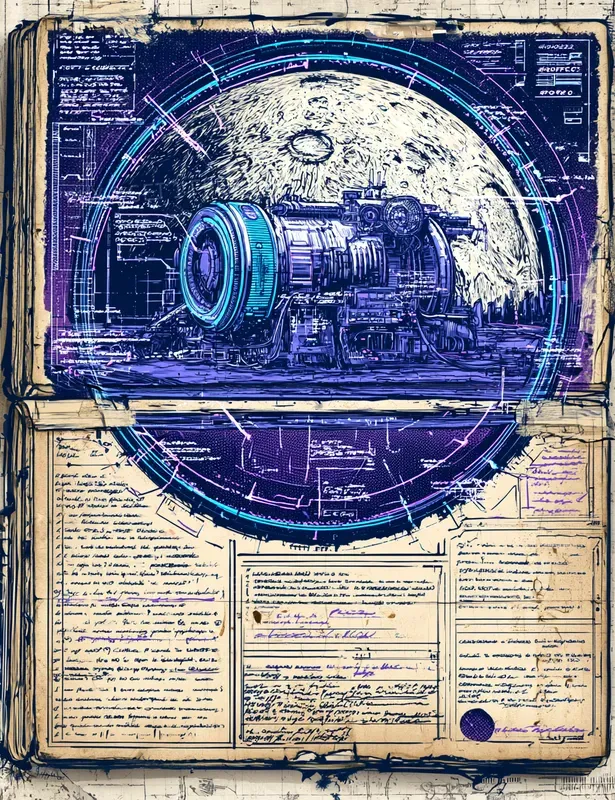 Scifi Junk Journal Pages