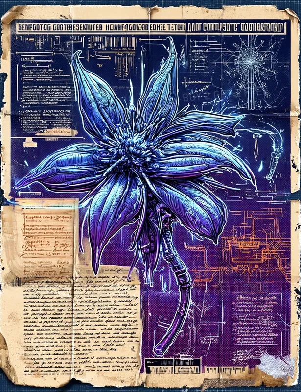 Scifi Junk Journal Pages