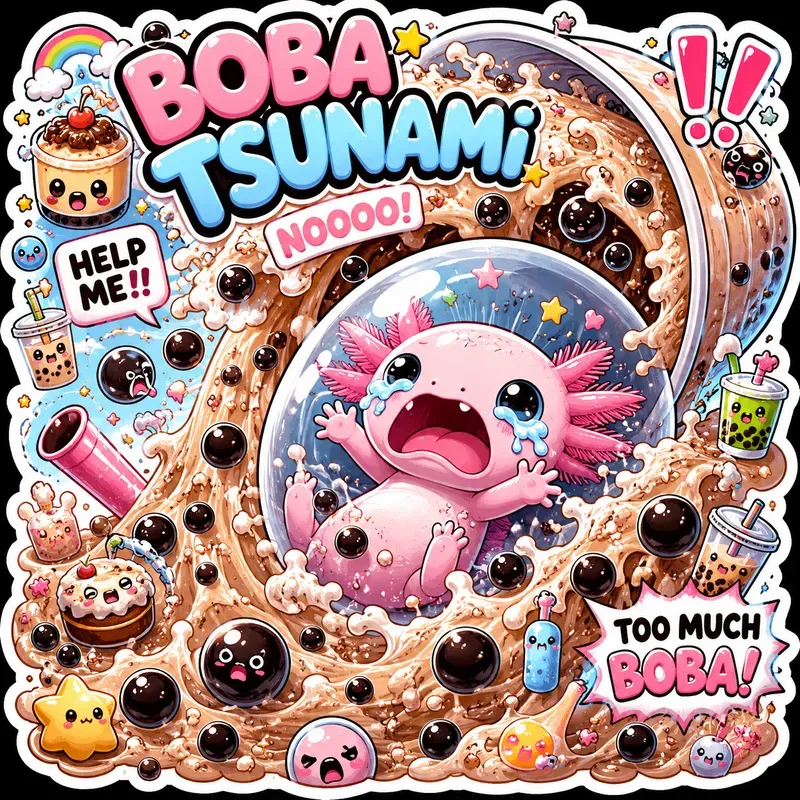 Kawaii Chaos Sticker Meme Generator