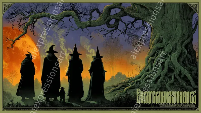 Vintage Occult Poster Art