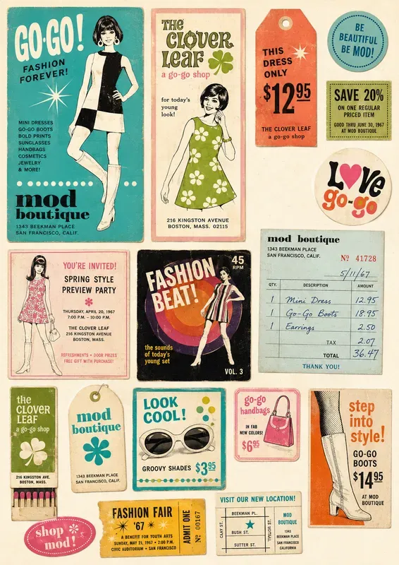 1960s America Ephemera Generator