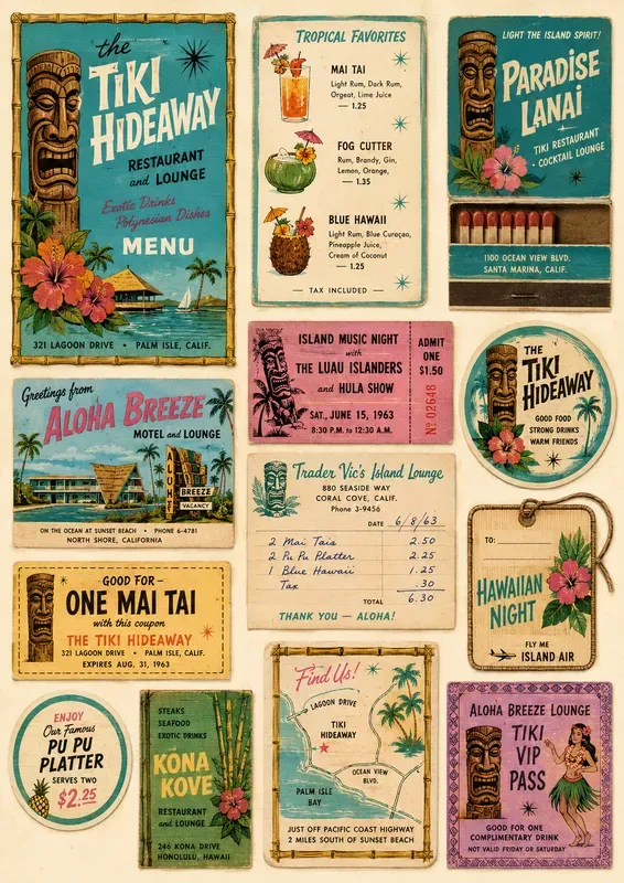 1960s America Ephemera Generator