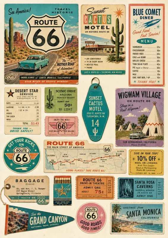 1960s America Ephemera Generator