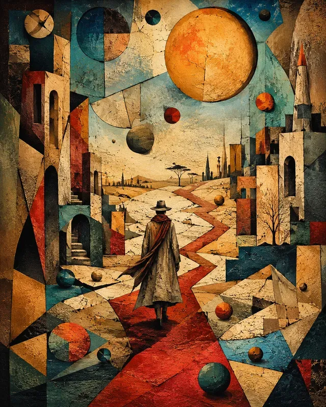 Surreal Cubist Dreamscapes