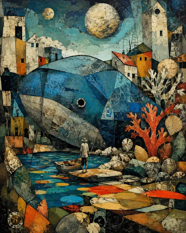 Surreal Cubist Dreamscapes